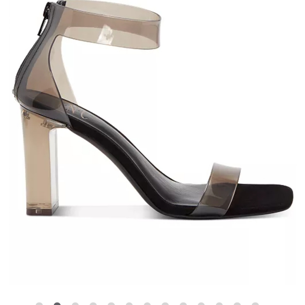INC high heeled sandals in the color "black fume" - Picture 2 of 5